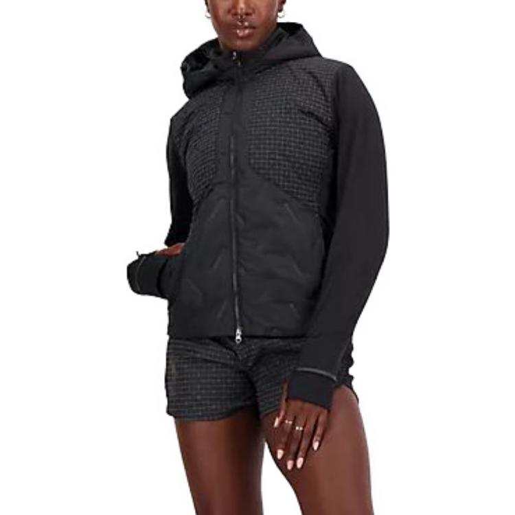 New Balance New Balance Jackets Women's Black Hooded Moderate Other