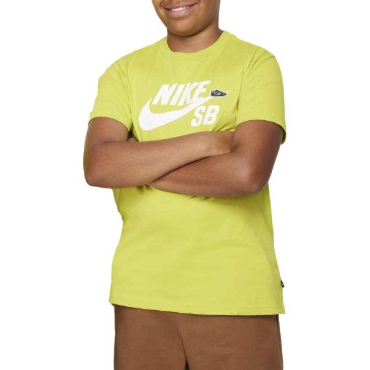 Nike Nike SB T Shirt Bright Cactus Teenagers