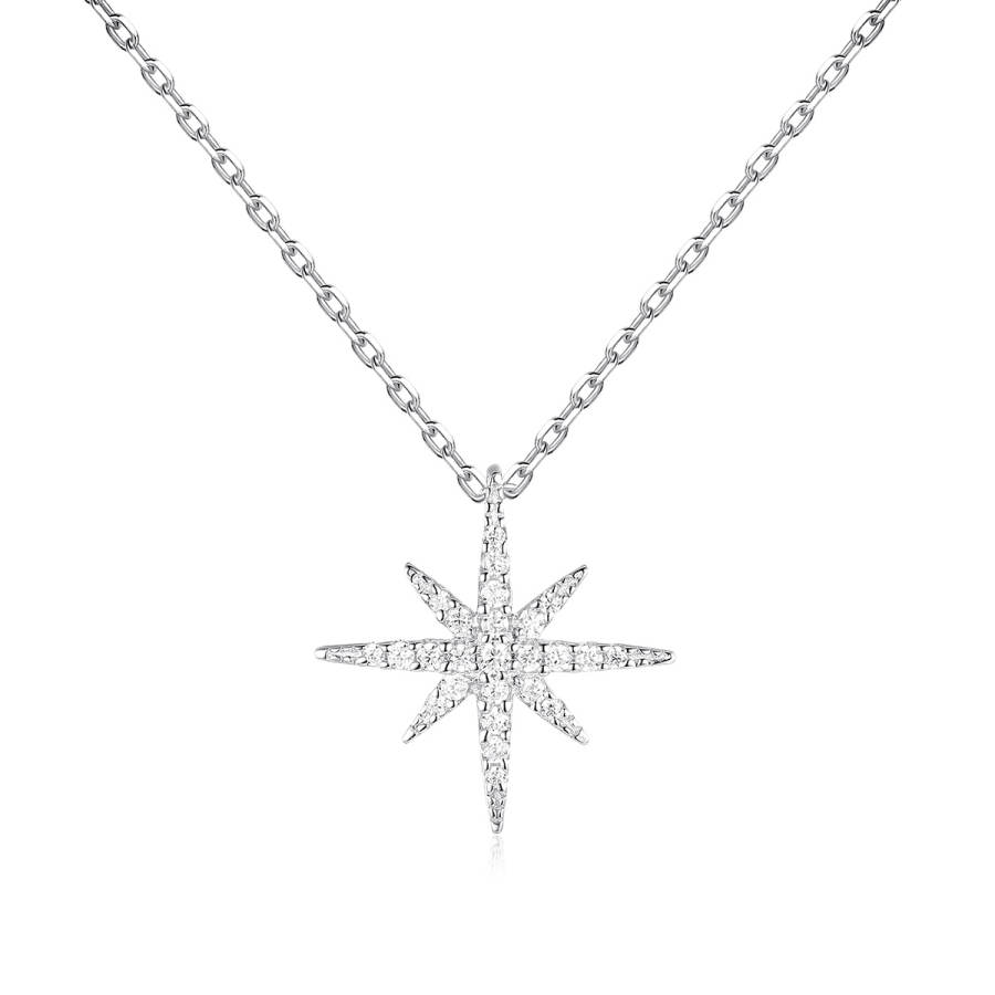 Apm Monaco METEORITES Synthetic Cubic Zirconia Alloy Necklaces Women's Silver