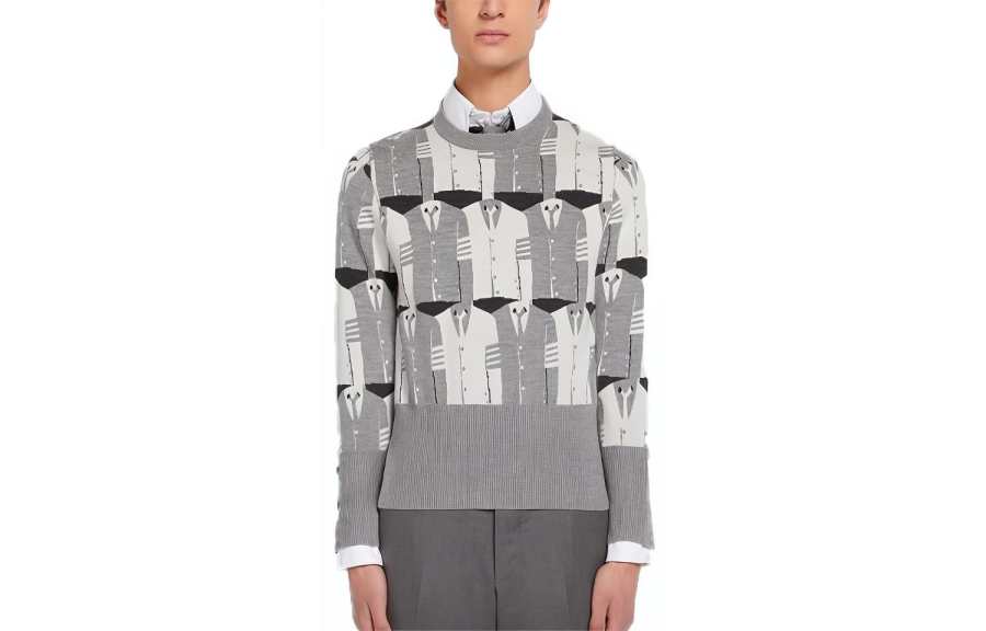 THOM BROWNE THOM BROWNE· FW21 Sweater Men's Gray