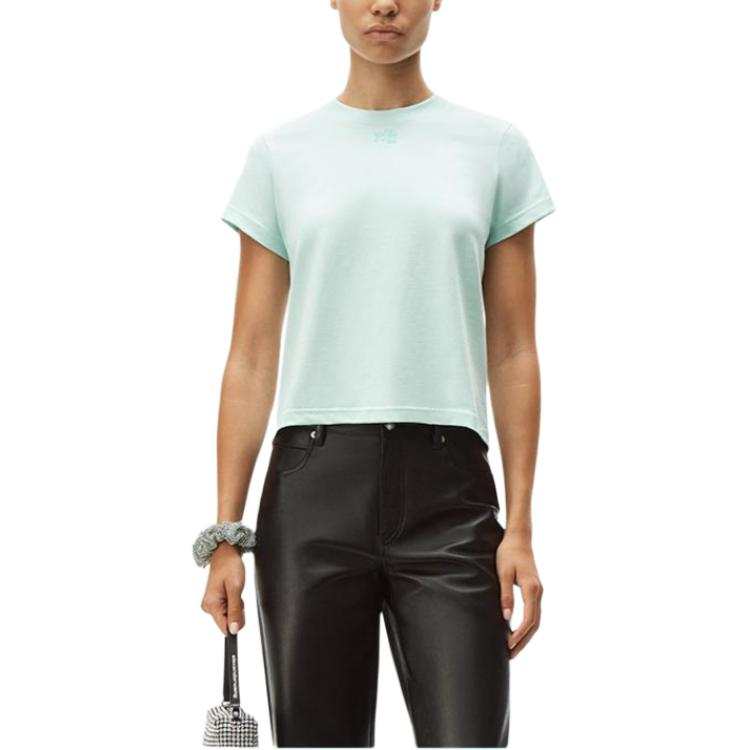 Alexander Wang FW24 T Shirt Women's Cyan