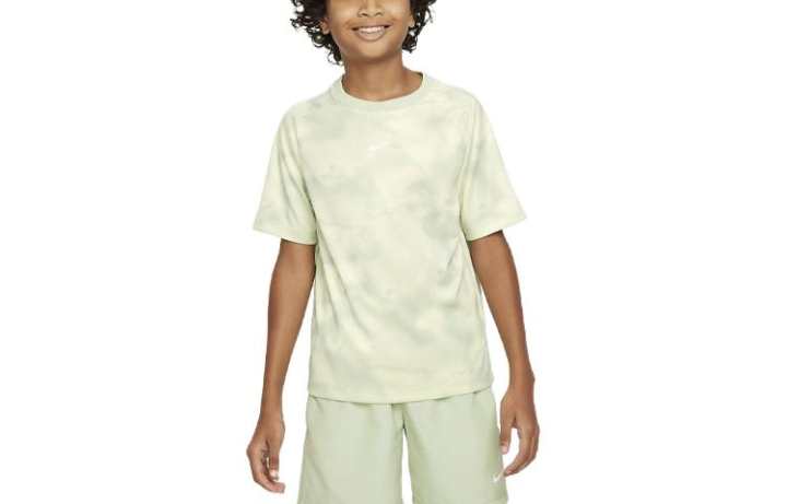 Nike Nike T Shirt Dri FIT Multi+ Light Green Kids'