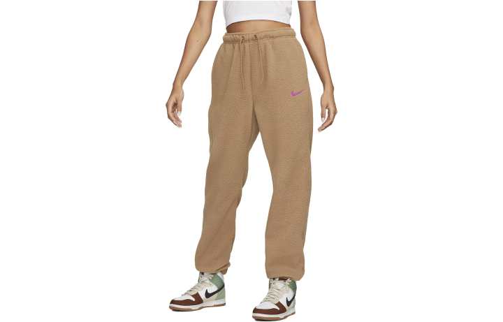 Nike Nike Knitted Sweatpants Women's Dark Red Moderate Cuffed Pants