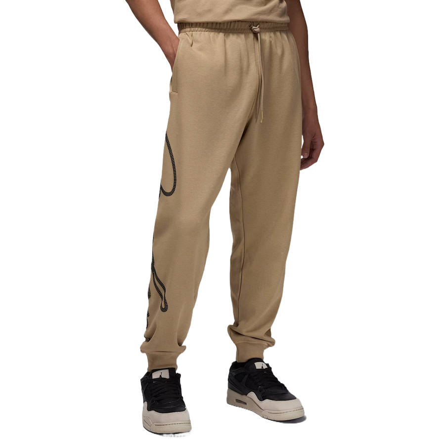 Jordan Jordan MVP SS25 Knitted Sweatpants Men's Brown Yellow