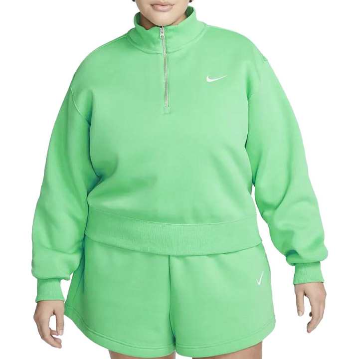 Nike Nike Sweatshirts Women's Green Crew Neck Moderate Regular