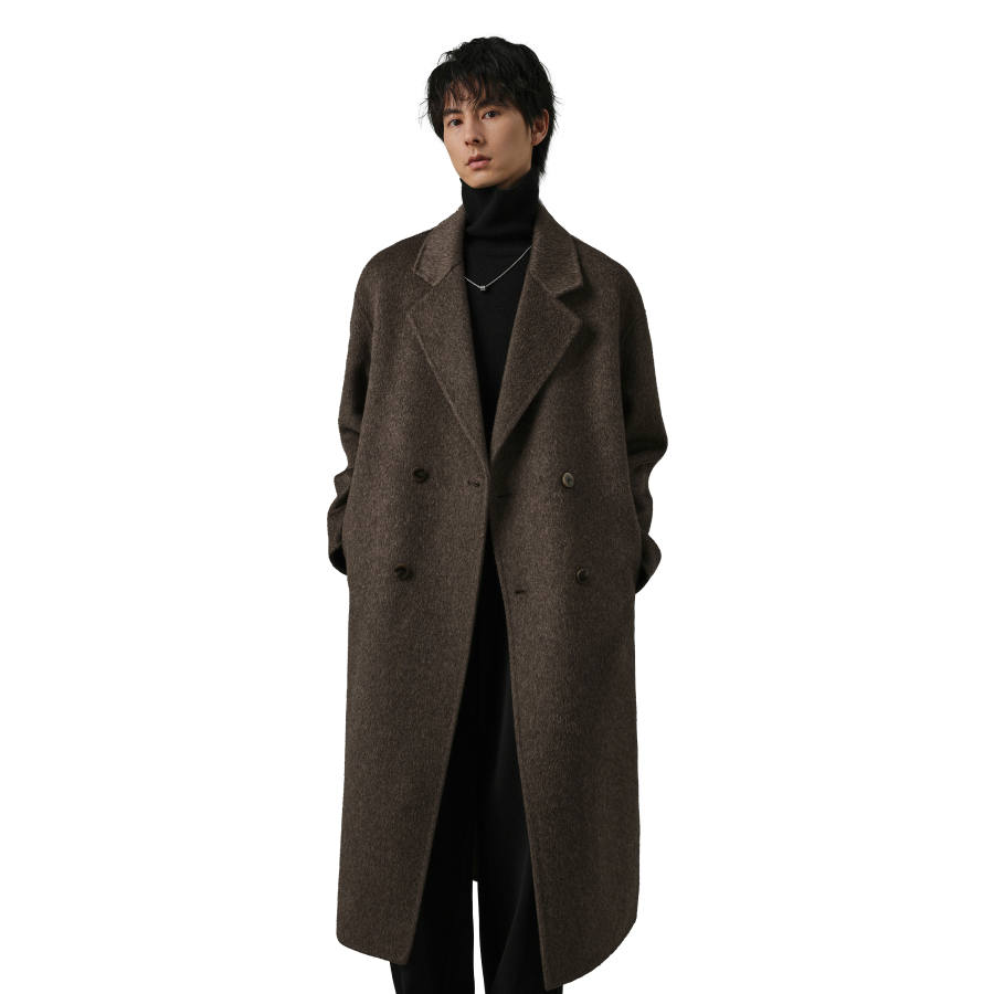 W2x W2x Coats Men's Suit Collar Thickened