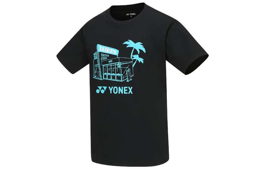 YONEX T Shirts Men's Crew Neck Moderate Straight Fit