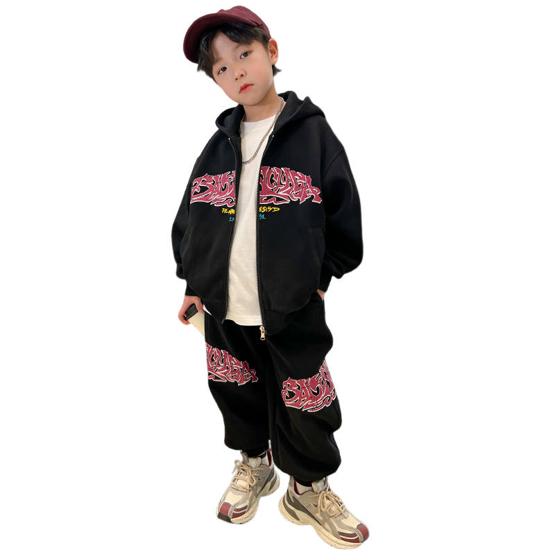 Lanza Kids Casual Sportswear Hooded Moderate