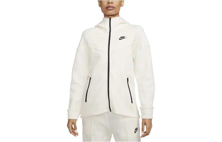 Nike Nike Sportswear Women's Tech Fleece Windrunner Full Zip Hoodie Pale Ivory/Black