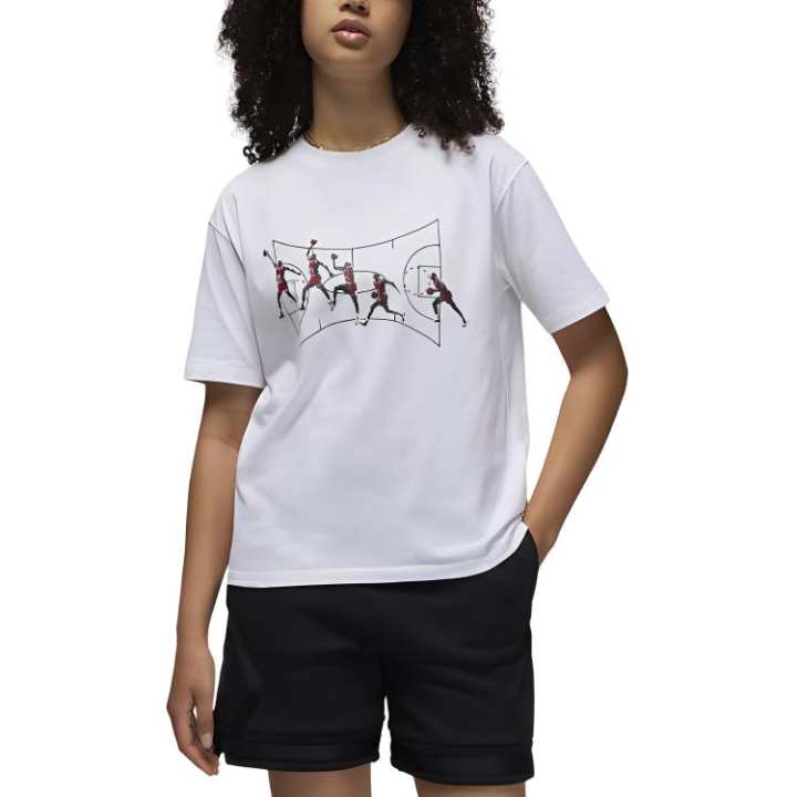 Jordan Jordan Graphic Girlfriend T Shirt Women's White/Dark Smoke Gray