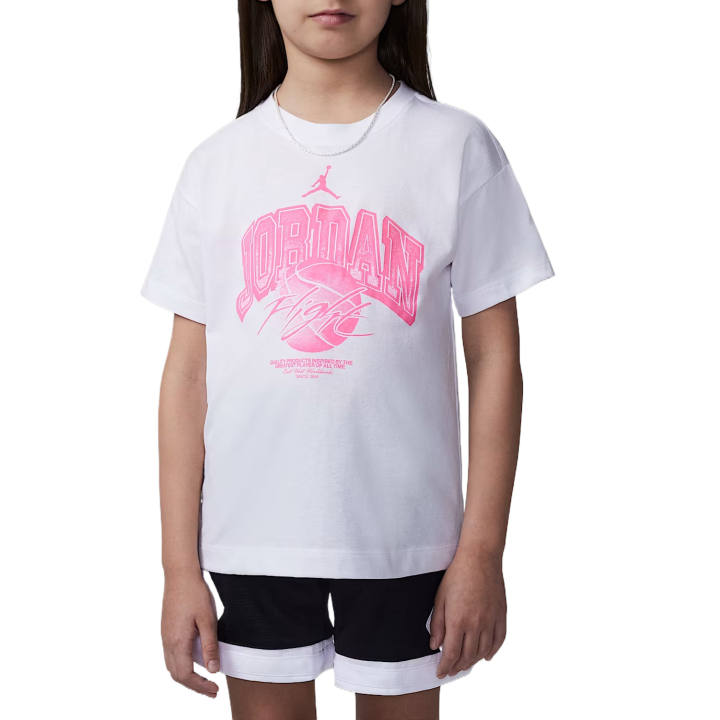 Jordan Jordan Flight T Shirt White Children Aged 3 7 Years Old