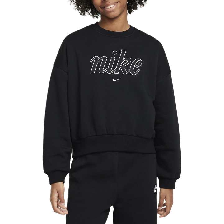 Nike Nike Sweatshirt Sportswear Club Black/White Teenagers