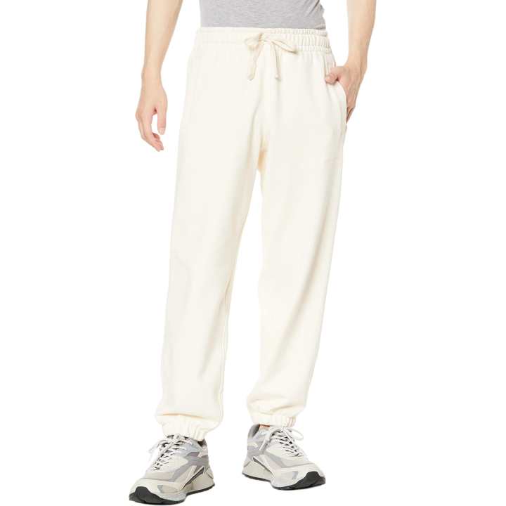 New Balance New Balance Knitted Sweatpants Men's Beige Moderate Cuffed Pants