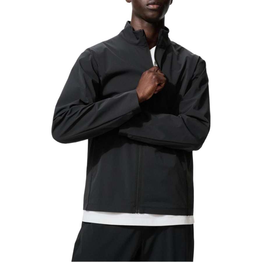 UNIQLO Jackets Unisex Black Stand Collar Moderate Other