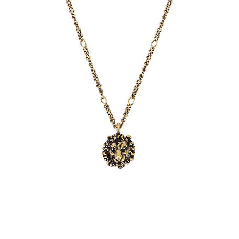 GUCCI Metal Necklaces Unisex Gold
