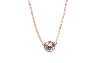 Givenchy Alloy Swarovski Artificial Crystal Necklaces Women's Gold