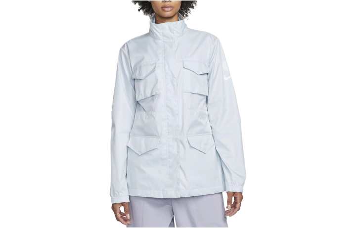 Nike Nike Jackets Women's Light Gray Stand Collar Moderate Workwear