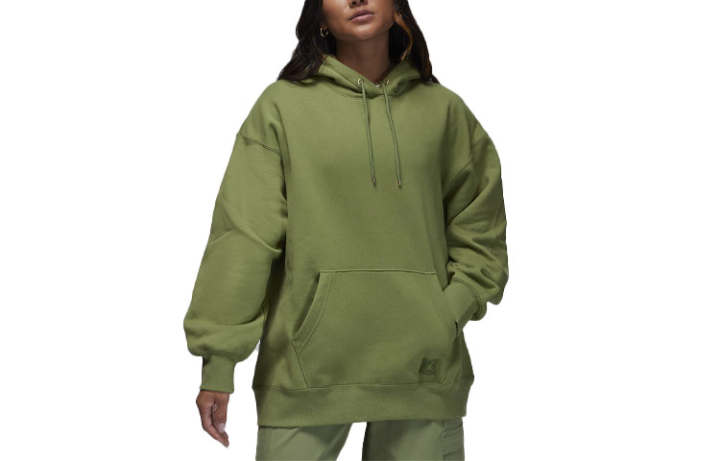 Jordan Jordan Sweatshirts Women's Green Hooded Moderate Regular