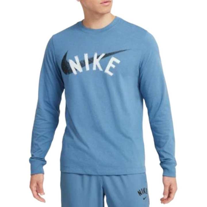 Nike Nike T Shirts Men's Blue Crew Neck