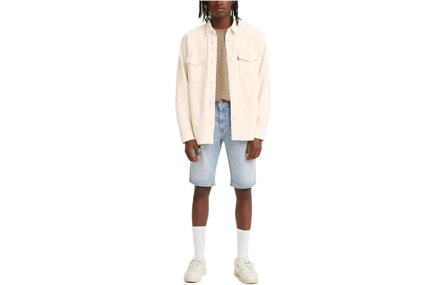 Levis Levis Casual Shorts Men's White Cloud Blue Moderate