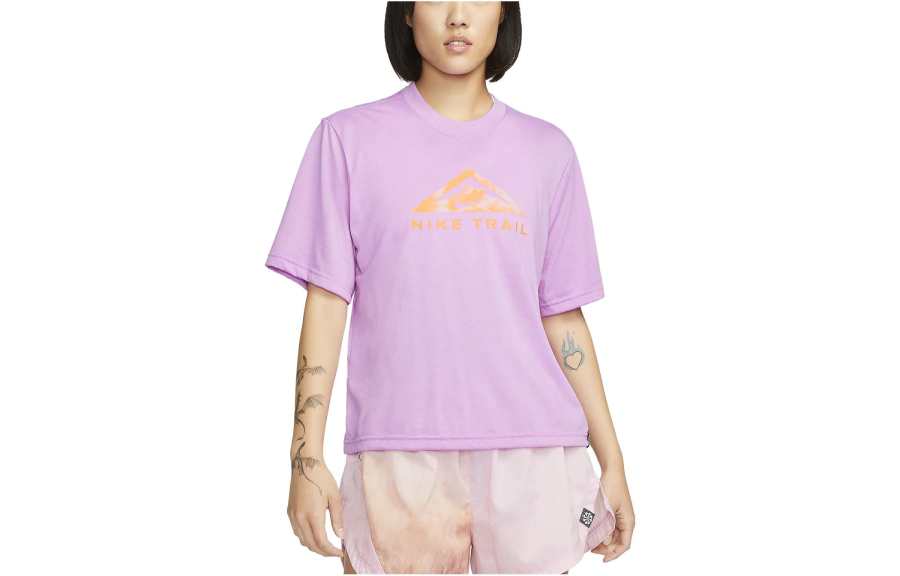 Nike Nike Dri Fit T Shirt Women's Rush Purple Red