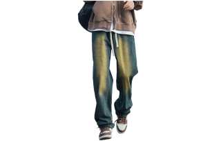 MONTVOO Jeans Unisex Moderate Straight Fit Pants