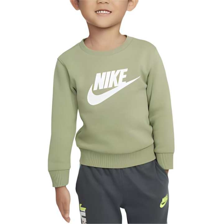 Nike Nike Sweatshirt Club Oil Green Infant And Toddler