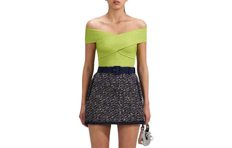 Self-portrait Self portrait Knitwear Women's Fruit Green