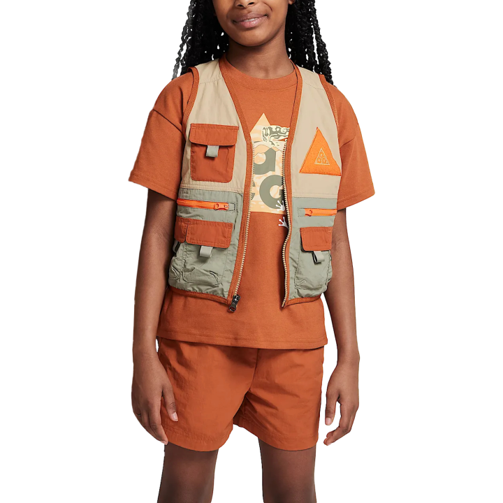 Nike Nike Vest SS25 ACG Apricot Tea Brown/Light Army Green/Dark Chestnut Brown