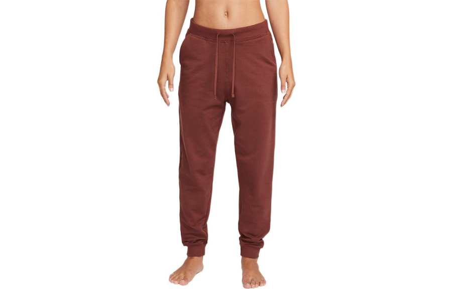 Nike Nike Casual Pants Women's Brown Thickened And Fleece Lined Cuffed Pants