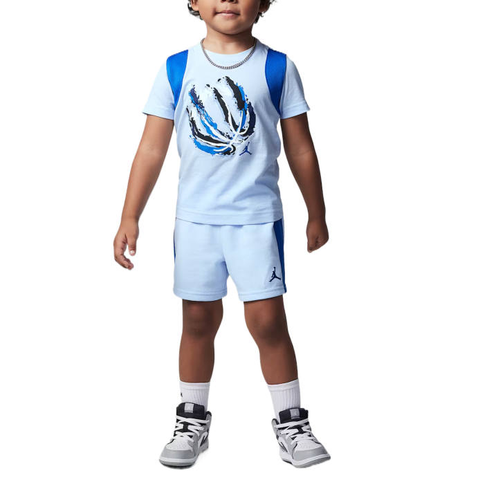 Jordan Jordan Casual Sportswear SS25 2 Piece Set Hydrogen Blue Infant And Toddler