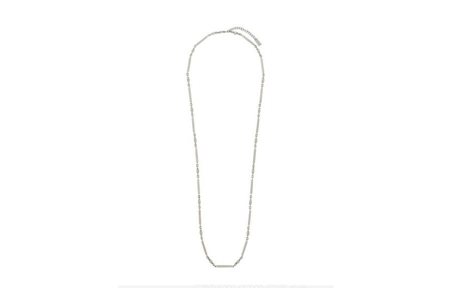 SAINT LAURENT SAINT LAURENT Metal Necklaces Men's Silver