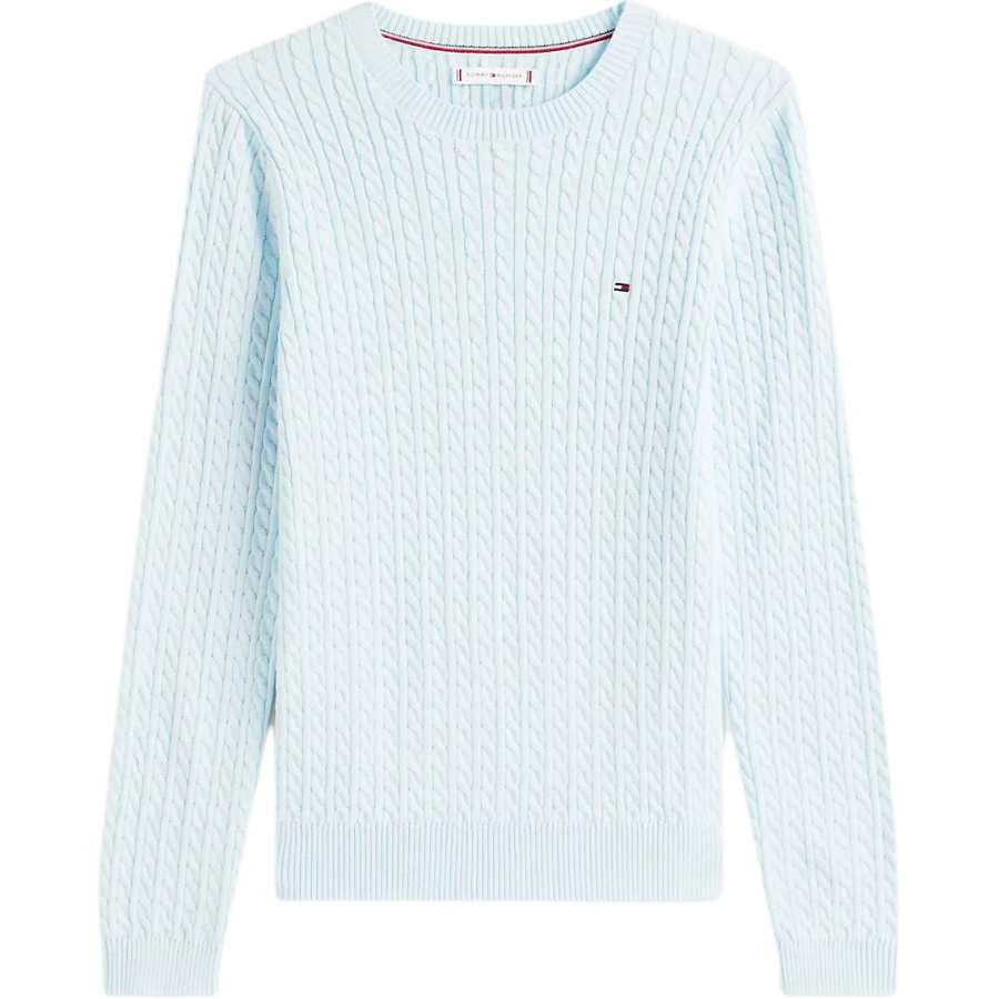 Tommy Hilfiger Sweaters Women's Blue Crew Neck Moderate Other