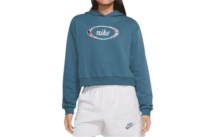 Nike Nike Sweatshirts Women's Blue Hooded Moderate Regular
