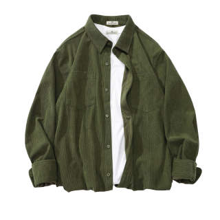 LIVINGTOWN Shirts Unisex Lapel Moderate Shirt