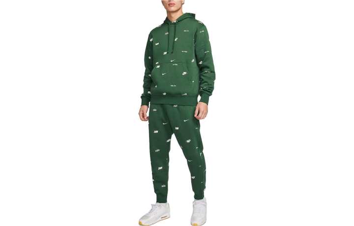 Nike Nike Casual Pants Men's Green Moderate Straight Fit Pants