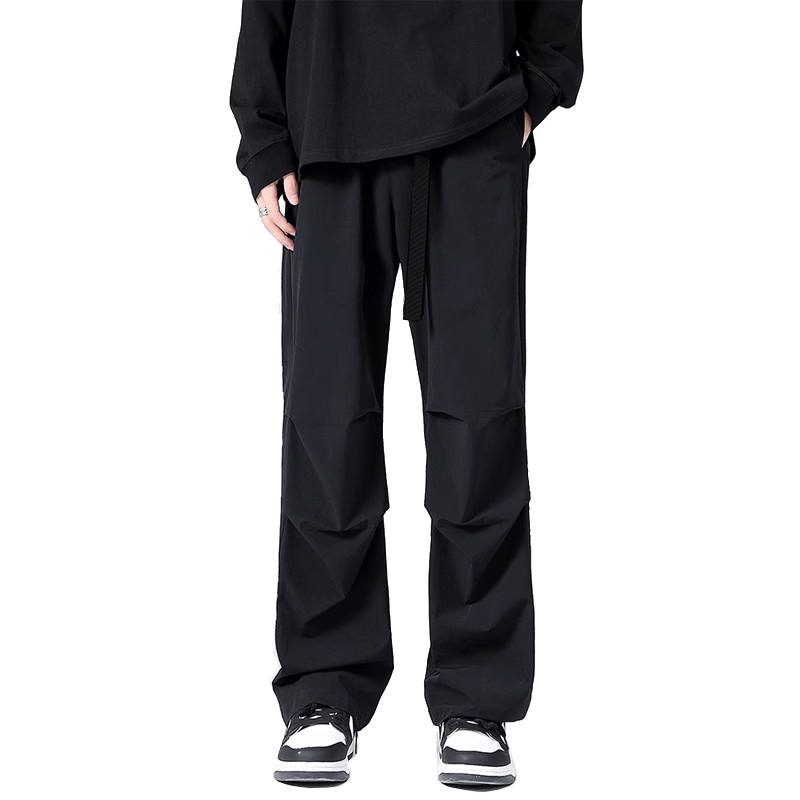 PAKA Casual Pants Unisex Moderate Straight Fit Pants