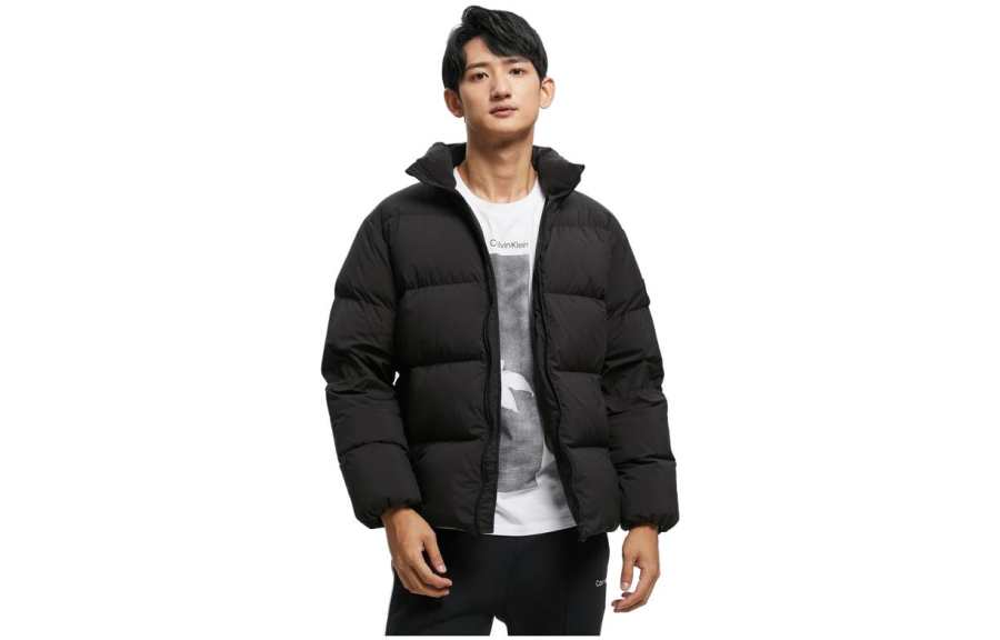 Calvin Klein Calvin Klein Down Jackets Men's Stand Collar Moderate Puffer Jacket