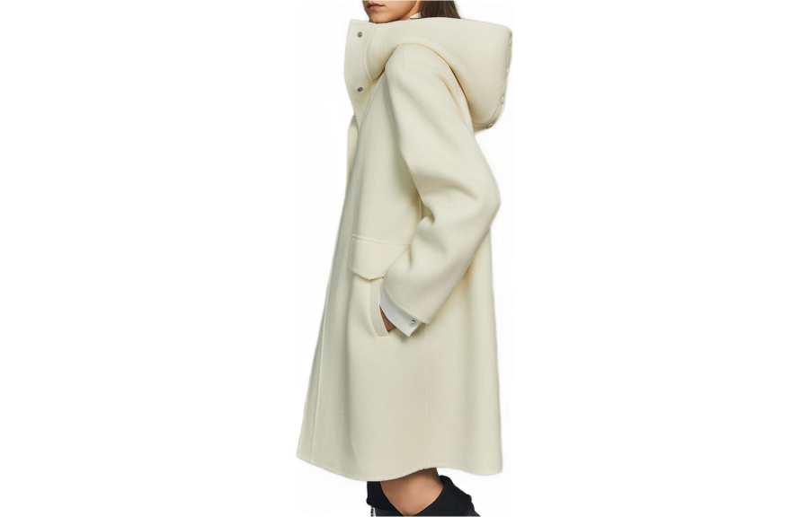 ELLE Coats Women's Hooded Moderate