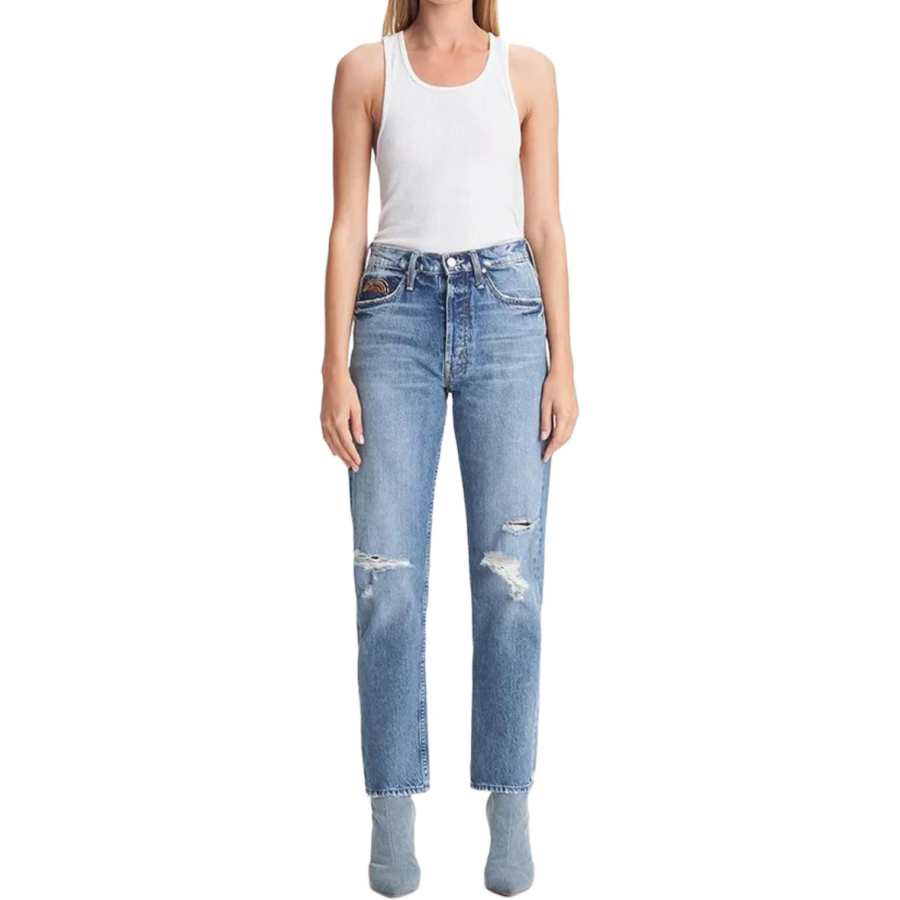 MOTHER Jeans Women's Light Blue