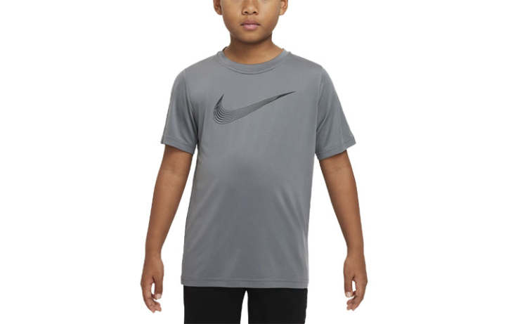 Nike Nike Dri Fit T Shirt Gray Kids'
