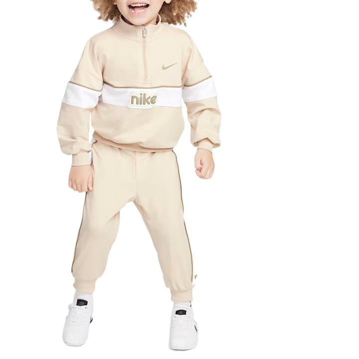 Nike Nike Casual Sportswear 2 Piece Set Beige Infant And Toddler