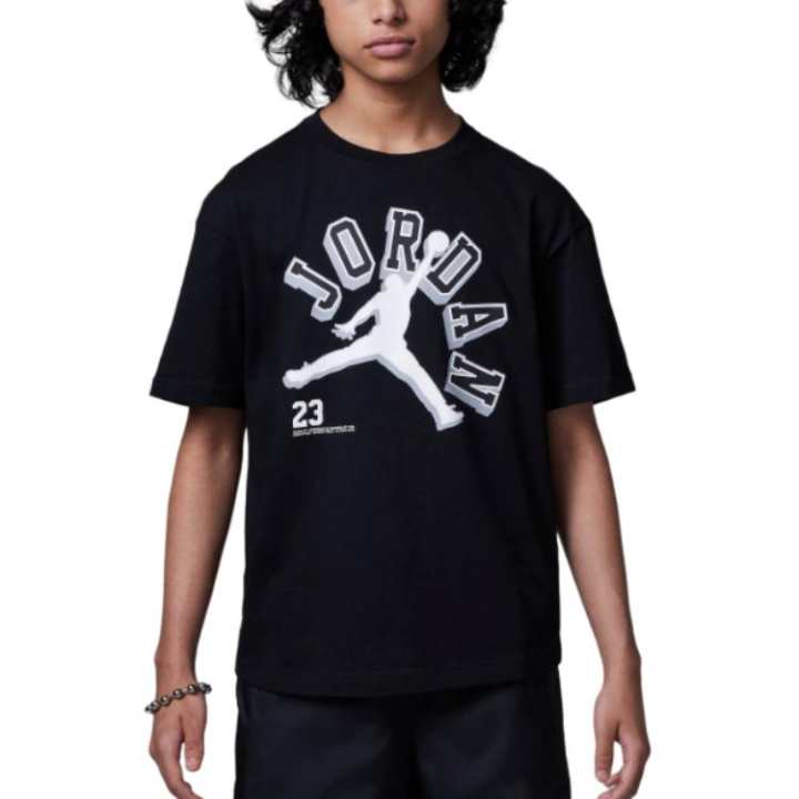 Jordan Jordan T Shirt Black/White Teenagers