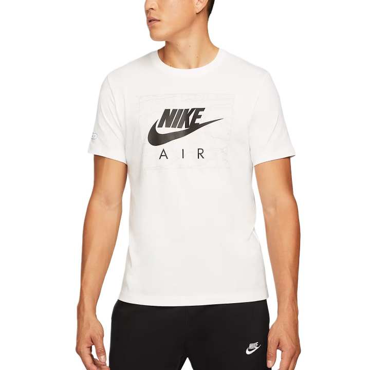 Nike Nike T Shirts Men's White Crew Neck Straight Fit