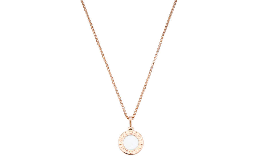 BVLGARI Series Necklaces Unisex Rose Gold
