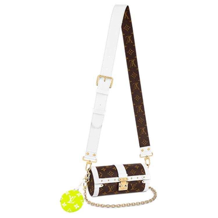 LOUIS VUITTON LOUIS VUITTON Papillon Trunk White/Brown