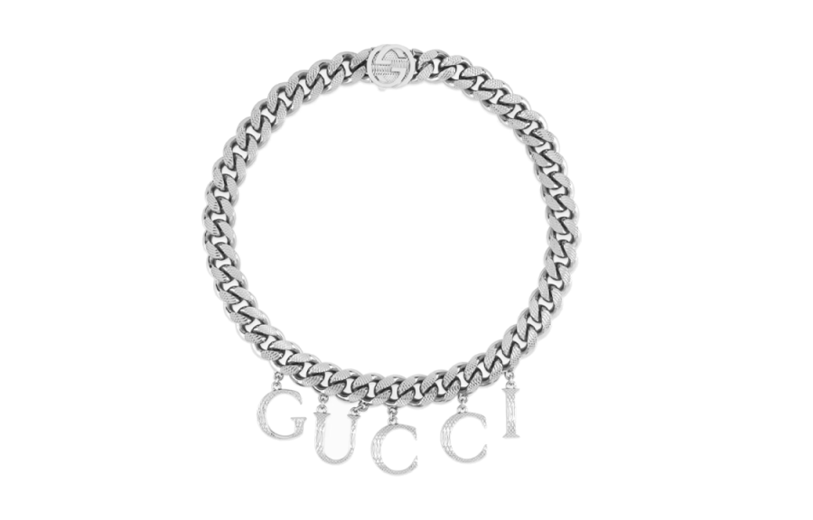 GUCCI GUCCI Choker With GUCCI Script