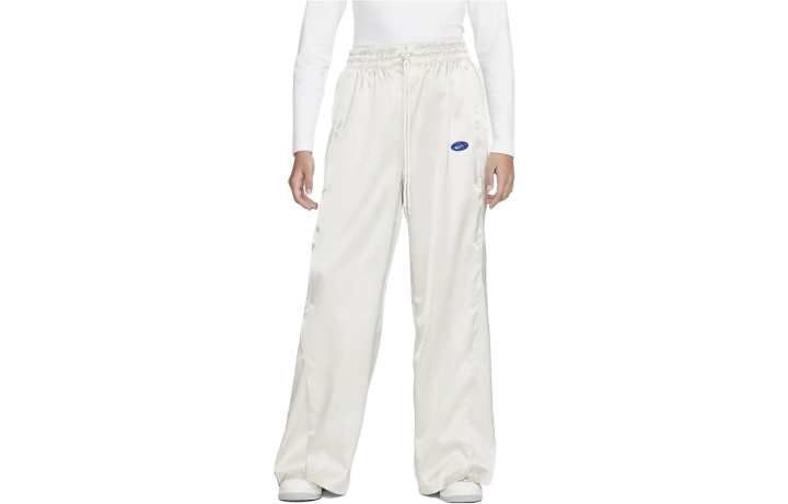 Nike Nike Knitted Sweatpants Women's White Moderate Wide Leg Pants