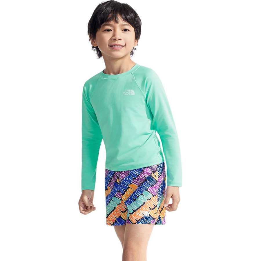 THE NORTH FACE Casual Sportswear 2 Piece Set Cyan Children Aged 3 7 Years Old