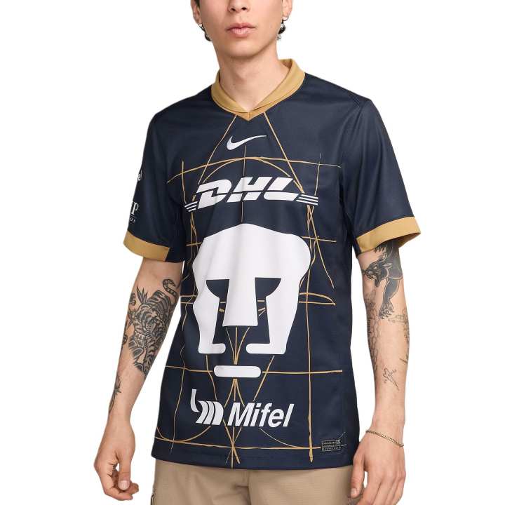 Nike Nike Pumas Unam 2024/25 Stadium Away Men's Nike Dri-FIT Soccer Replica Jersey